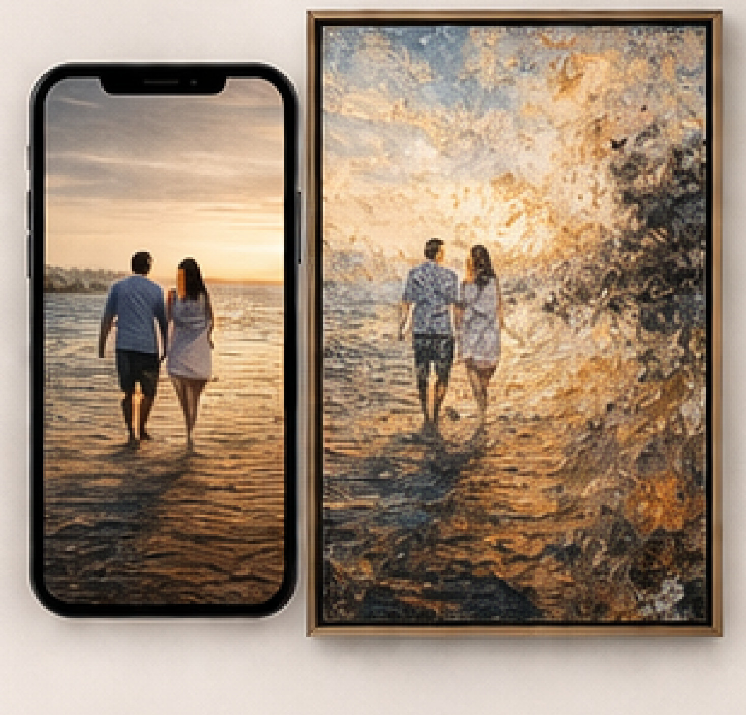 Aperçu d'une œuvre sur mobile